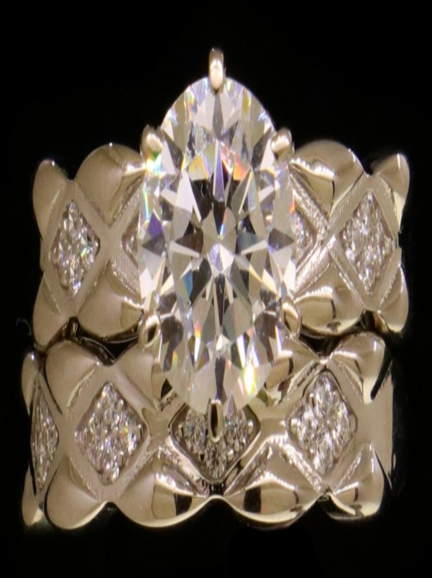 18K Gold Bridal Set